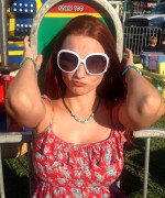 pattycake enjoys a day out at the fair ground and loves to tease before she goes