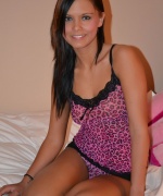 Bailey Knox pink leopard slip
