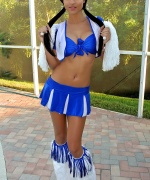 Janessa Brazil cheerleader for halloween