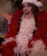 Lucy Ohara Christmas boa