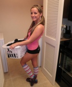 Melissa XoXo laundry fun