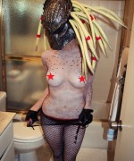 Brooke marks as predator and she is looking dam fine in this sexy cosplay