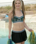 Private School Jewel cheerleader